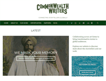 Tablet Screenshot of commonwealthwriters.org